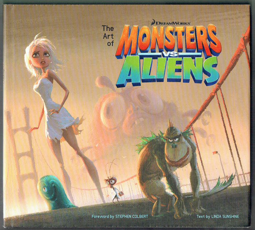 dreamworks animation monsters vs aliens The Art of Monsters vs. Aliens (Near Fine) – Stuart Ng Books