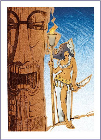 Miss Tiki - Signed & Numbered Print