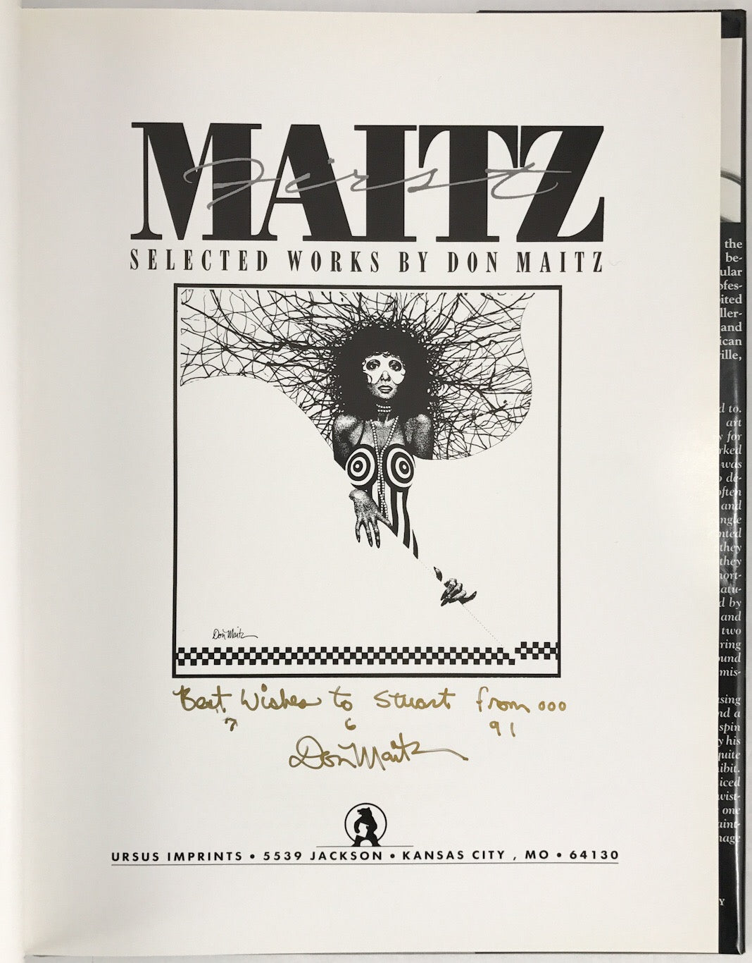 First Maitz: Selected Works by Don Maitz - Signed 1st