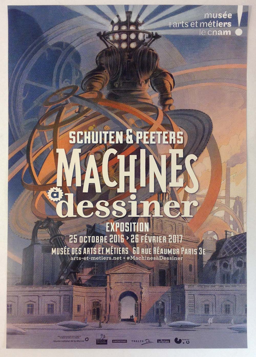 Machines à dessiner Exhibition Poster