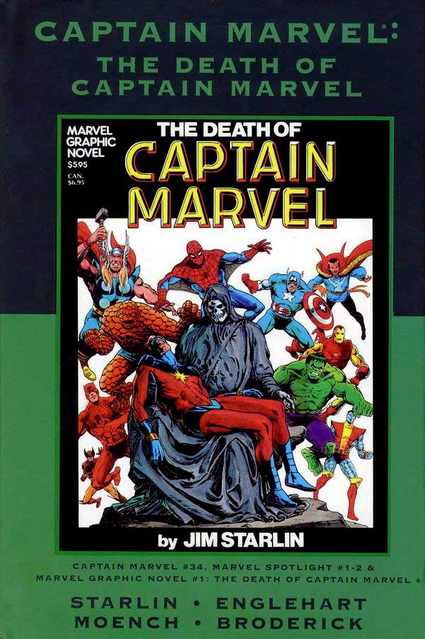 Marvel Premiere Classic Vol. 43 Captain Marvel: The Death of Captain Marvel - Ltd Direct Market Edition