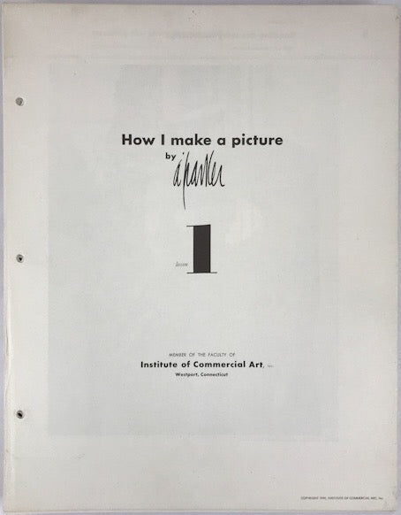 How I Make A Picture by Al Parker - Famous Artists Advanced Program