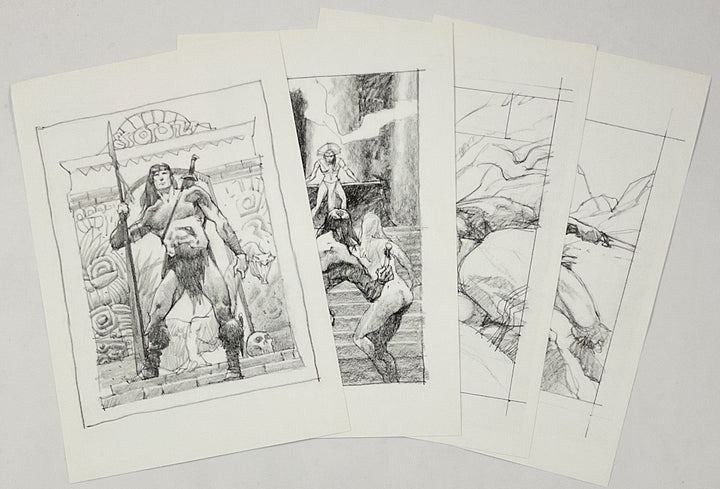 Robert E. Howard's Conan (1935): A portfolio of sketches by Gregory Manchess - Numbered