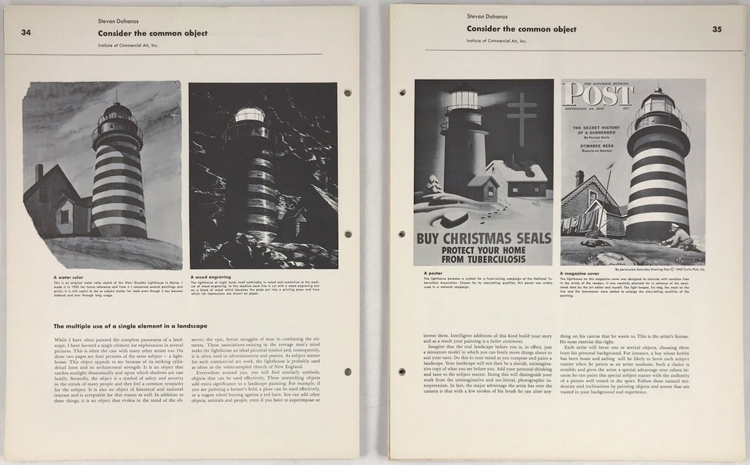 How I Make A Picture by Stevan Dohanos - Famous Artists Advanced Program - Signed