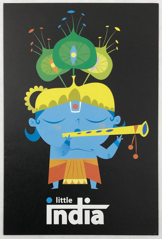 Little India - Signed with a Drawing