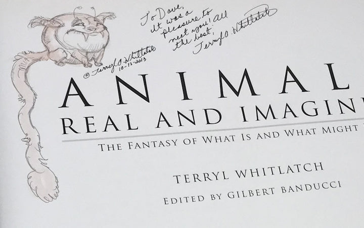Animals Real and Imagined - Hardcover First Signed with a Drawing
