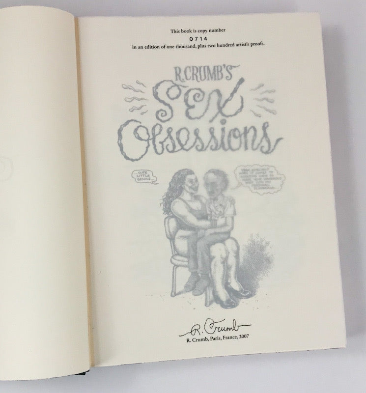 Robert Crumb's Sex Obsessions - Signed & Numbered with Matching Print