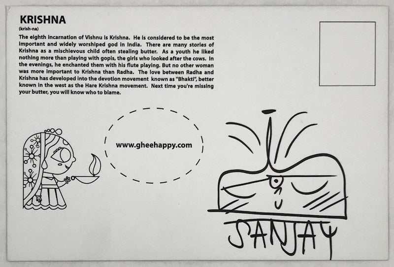 Little India - Signed with a Drawing