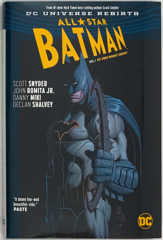 All Star Batman Vol. 1 My Own Worst Enemy First Printing Signed by Snyder Romita