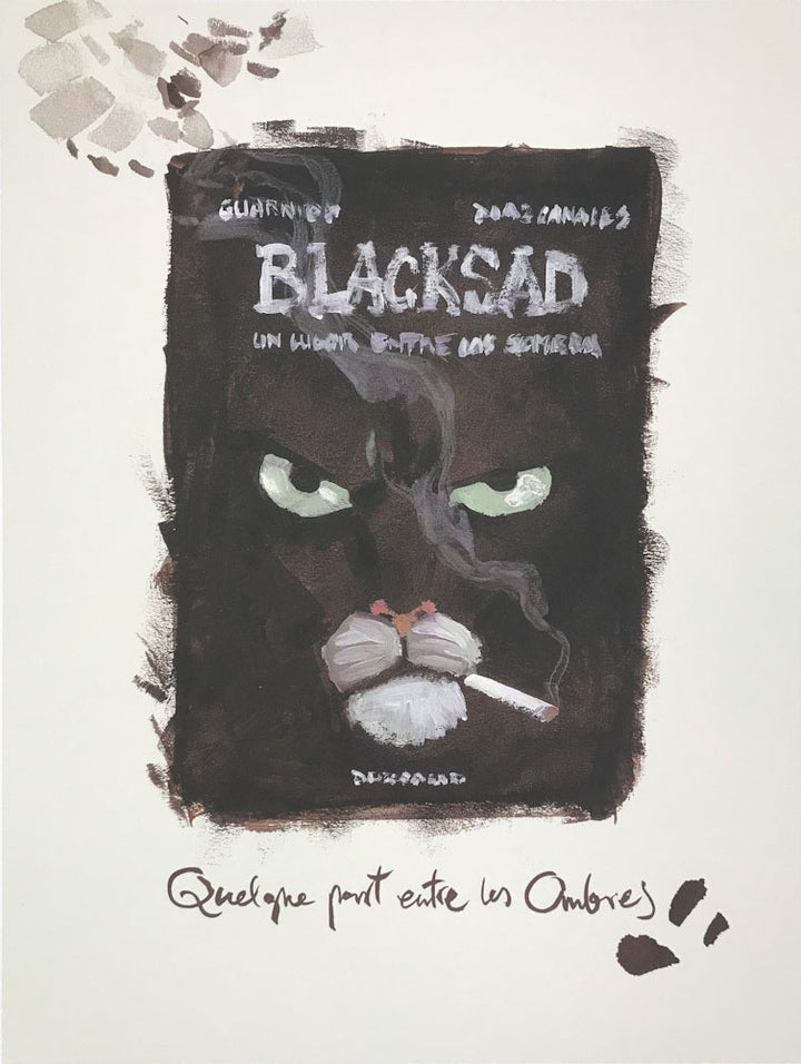 Blacksad Promotional Print: Quelque part entre les ombres