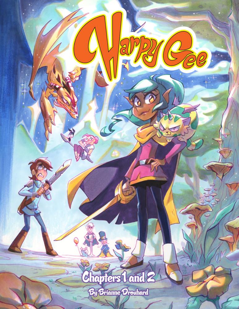 Harpy Gee, Chapters 1 and 2 (Combined Edition) - Signed with a Drawing