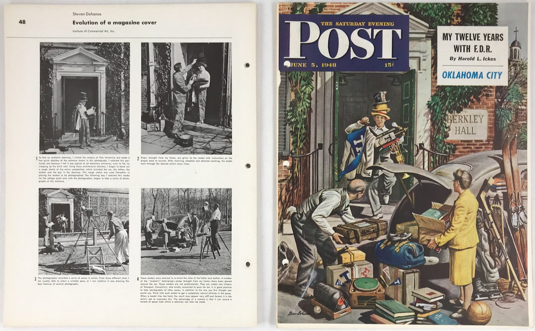 How I Make A Picture by Stevan Dohanos - Famous Artists Advanced Program - Signed