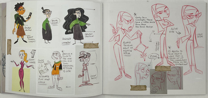 Character Design Roughs - Signed