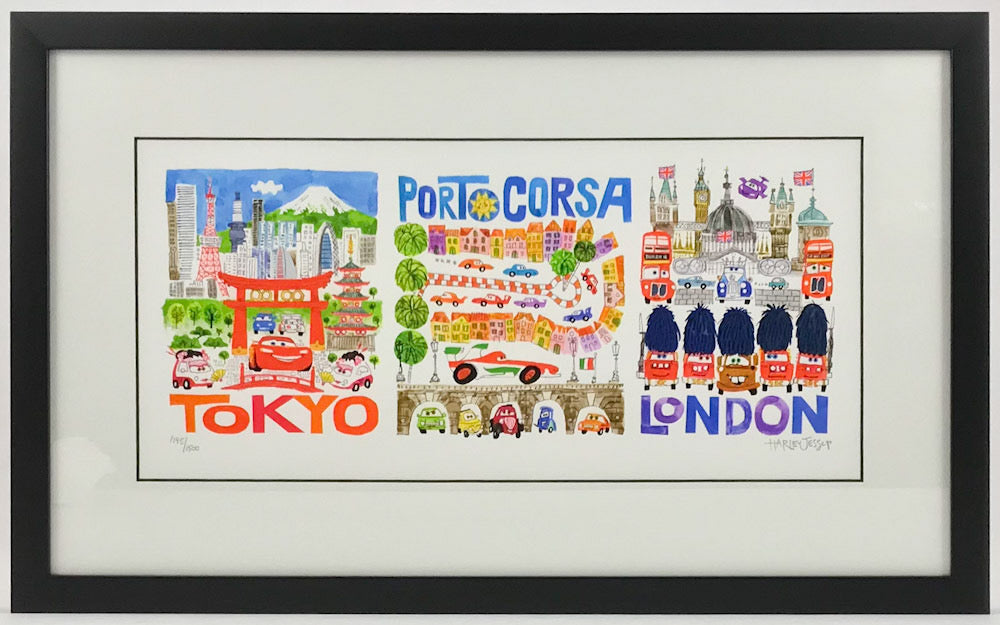 Cars 2 Framed Signed & Numbered Print – Stuart Ng Books