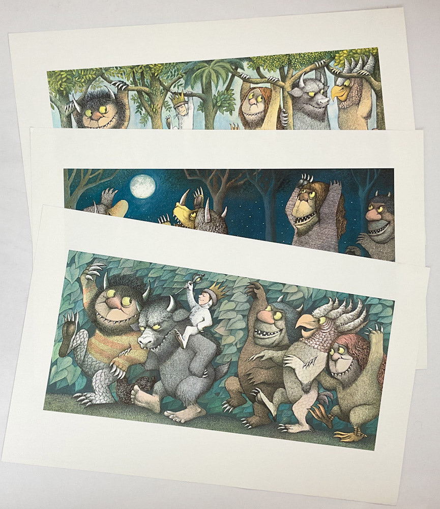 Where the Wild Things Are - Set of Three Limited Edition Prints