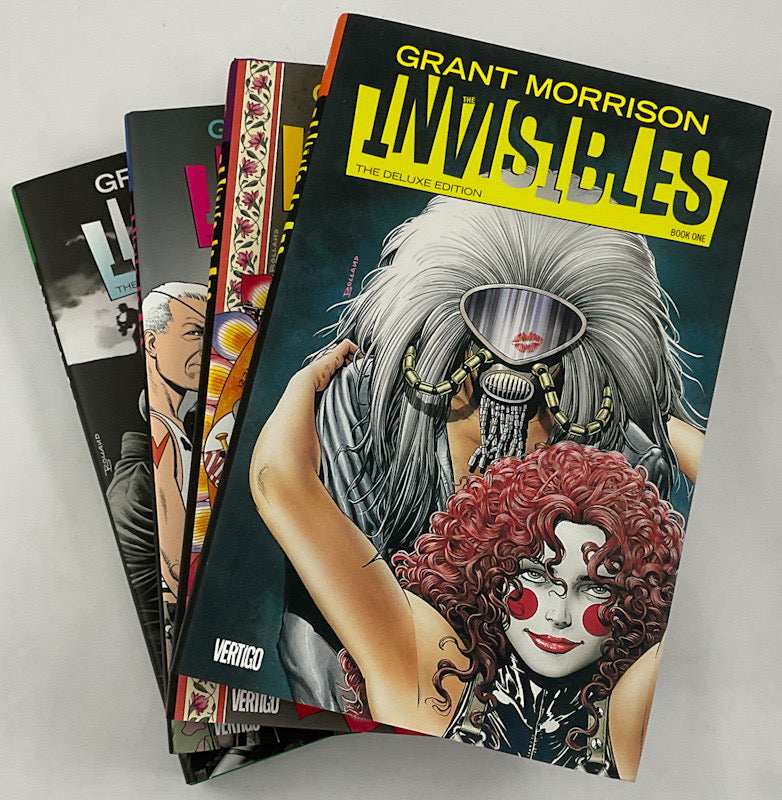 The Invisibles Books One-Four The Deluxe Edition - Complete Set of First Printing Hardcovers