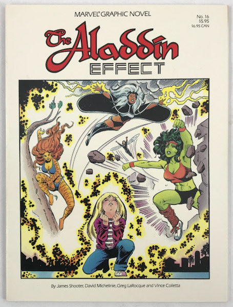 FaB 抜け落ちたアラクニ Marvel CF 英語 PCG10 The Aladdin Effect - Marvel Graphic Novel #16 - First Printing