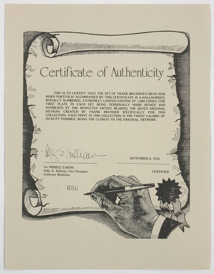 Bran Mak Morn - Signed & Numbered Portfolio