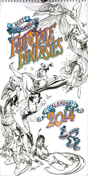 Fairytale Fantasies 2014 Calendar: The Original Artwork Edition