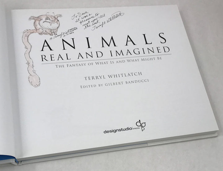 Animals Real and Imagined - Hardcover First Signed with a Drawing