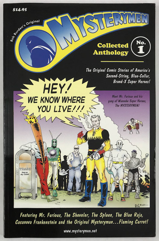 Bob Burden's Original Mysterymen Collected Anthology #1