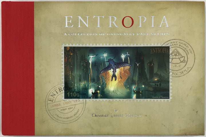Entropia: A Collection of Unusually Rare Stamps - Inscribed with a Drawing