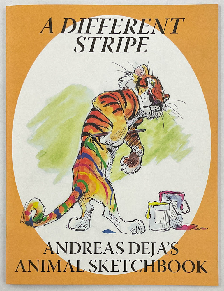 A Different Stripe: Andreas Deja's Animal Sketchbook - Inscribed to Burny Mattinson