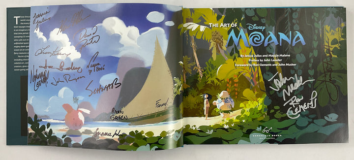 The Art of Moana - First Printing Signed by the Directors and 14 Contributors
