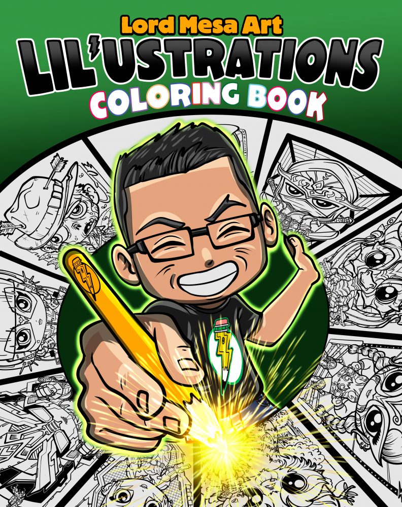 Lil'ustrations Coloring Book - Signed