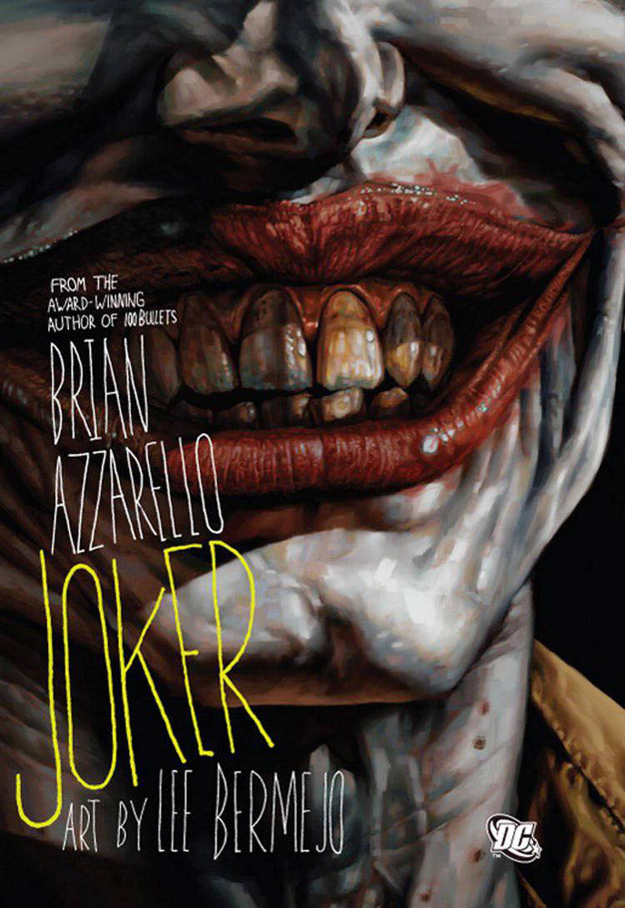 Store DC Comics Joker Graphic Novel signed by Azzarello and Bermejo