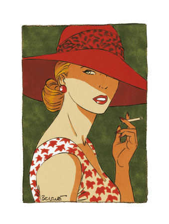 Berthet Pinup Postcard #10