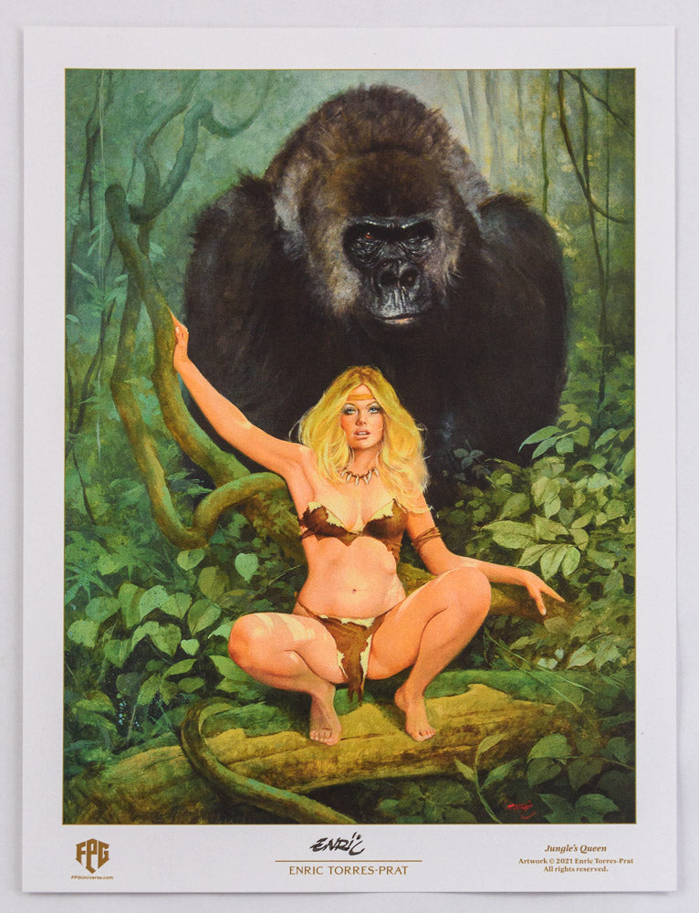 Jungle's Queen - The Art of Enric Signed Limited Print