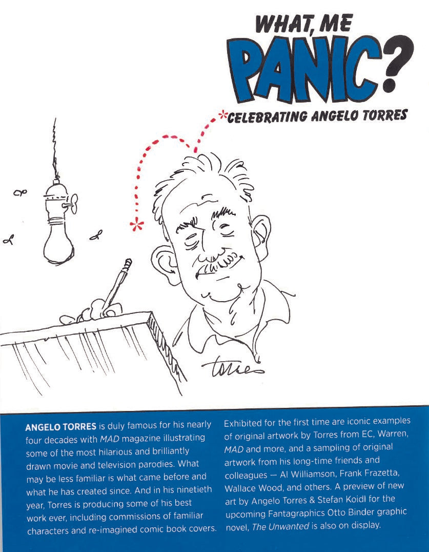 What, Me Panic? Celebrating Angelo Torres - Society of Illustrators Exhibition Catalog - Signed
