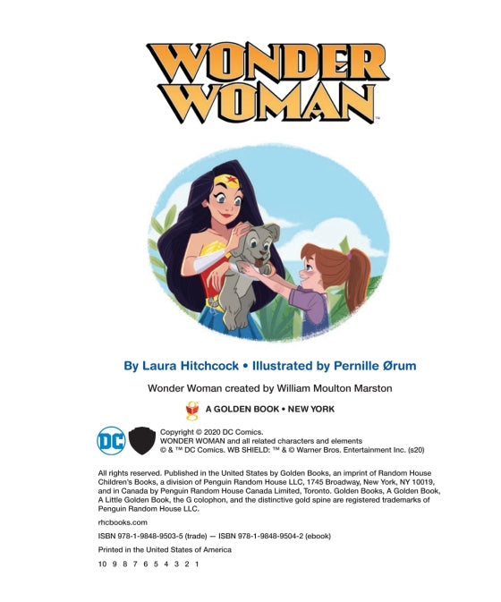 Wonder Woman Little Golden Book