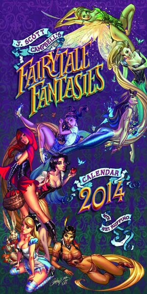 Fairytale Fantasies 2014 Calendar - Signed