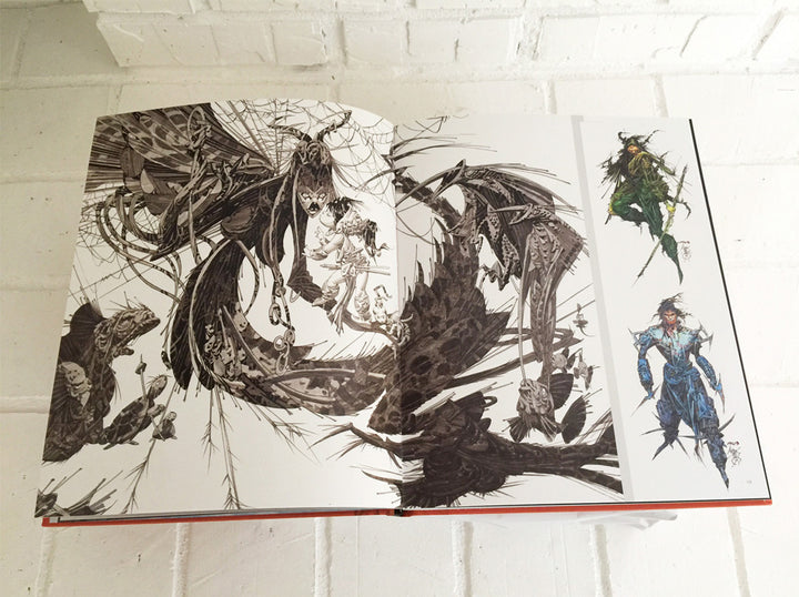 Art Quest of Alex Nino - Signed with a Full-Page Drawing