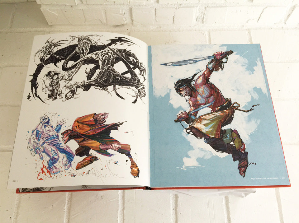 Art Quest of Alex Nino - Signed with a Full-Page Drawing