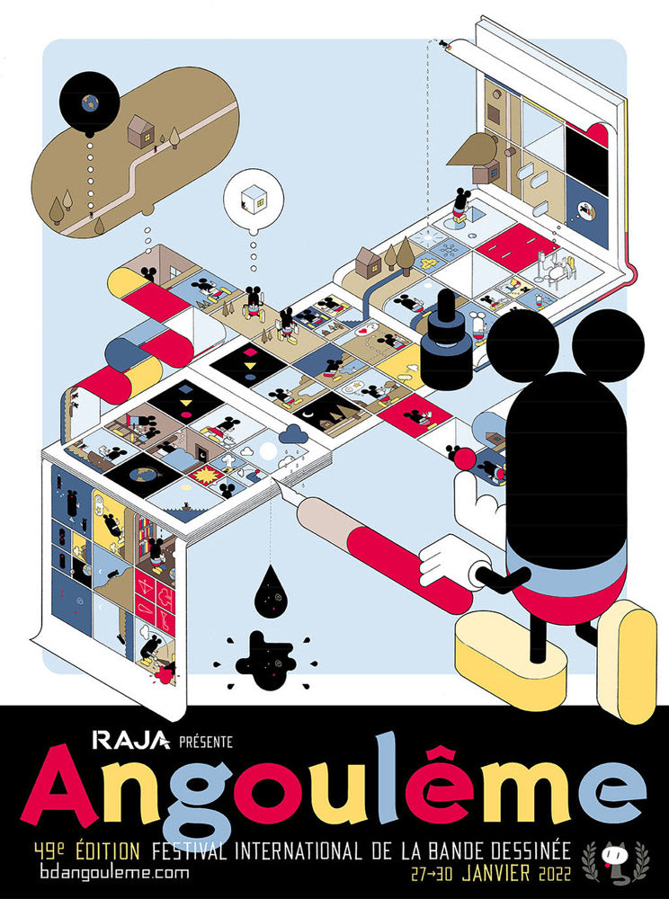 49th Angouleme Festival Poster - Chris Ware