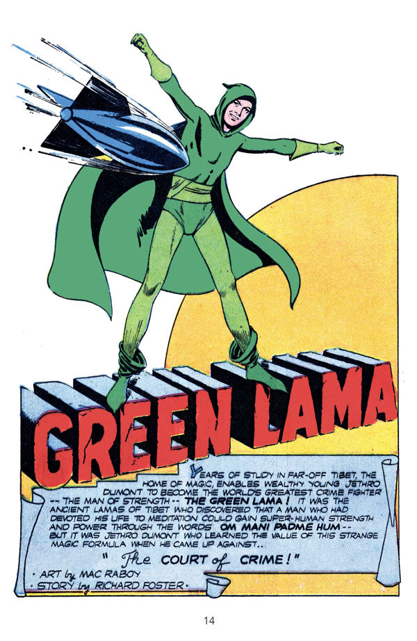 Green Lama Archives, Volume 1
