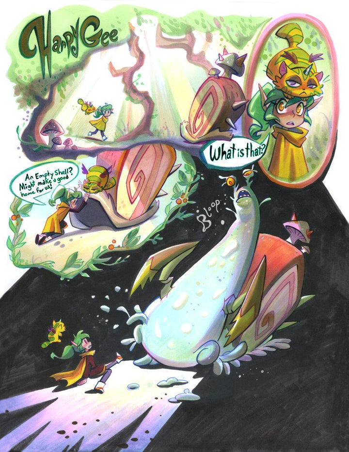 Harpy Gee, Chapters 1 and 2 (Combined Edition) - Signed with a Drawing