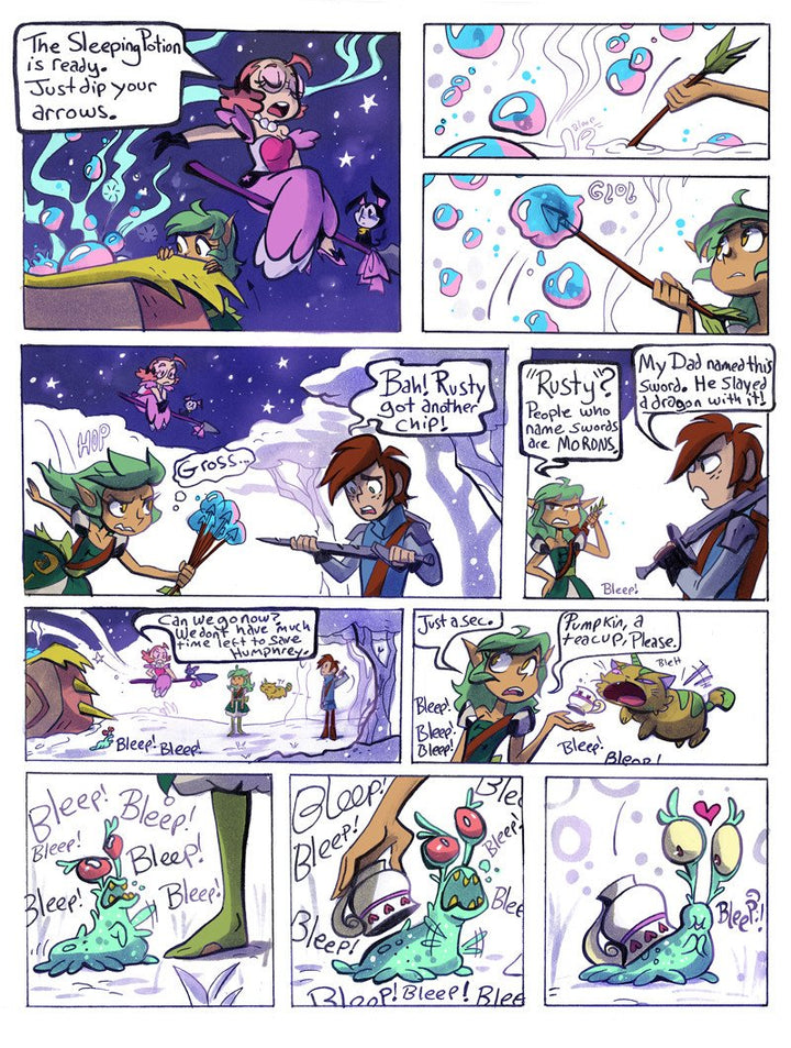 Harpy Gee, Chapters 1 and 2 (Combined Edition) - Signed with a Drawing
