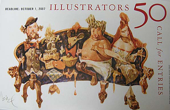 Illustrators 50: Call For Entries Poster