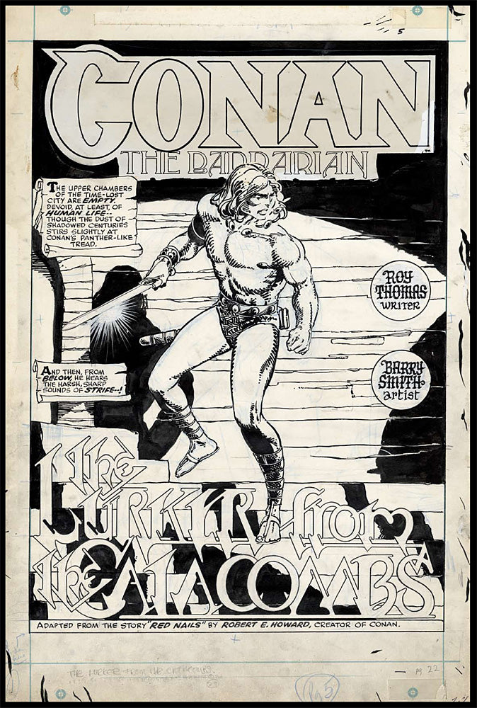 Conan: Red Nails Original Art Archives