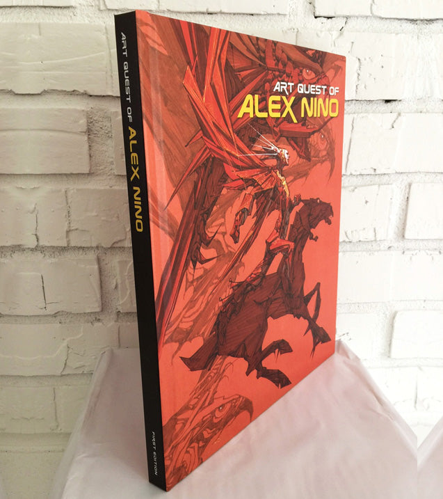 Art Quest of Alex Nino - Signed with a Full-Page Drawing