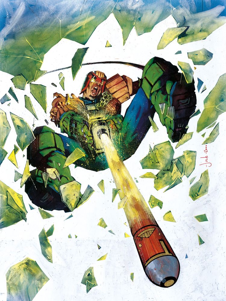 The Art of Judge Dredd by Jock