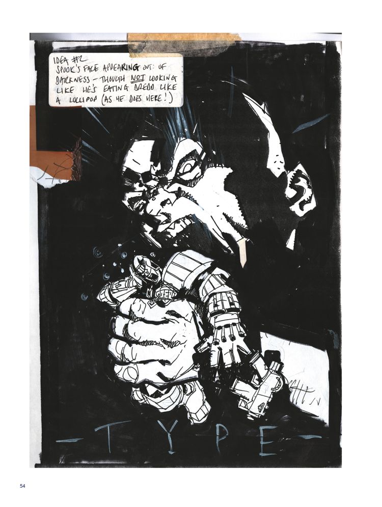 The Art of Judge Dredd by Jock