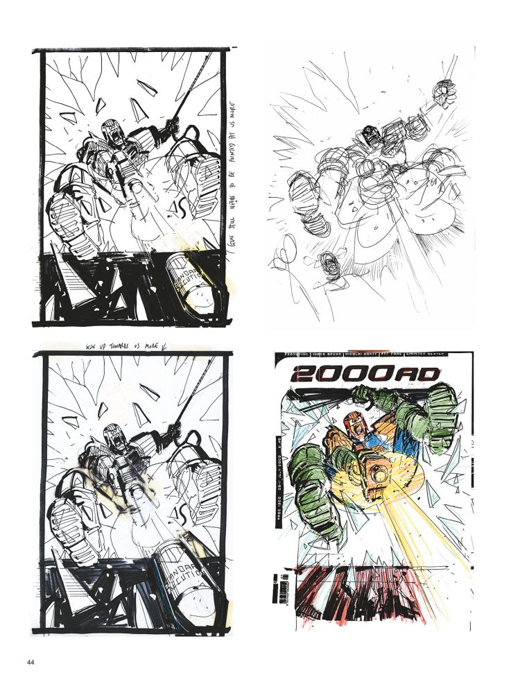 The Art of Judge Dredd by Jock