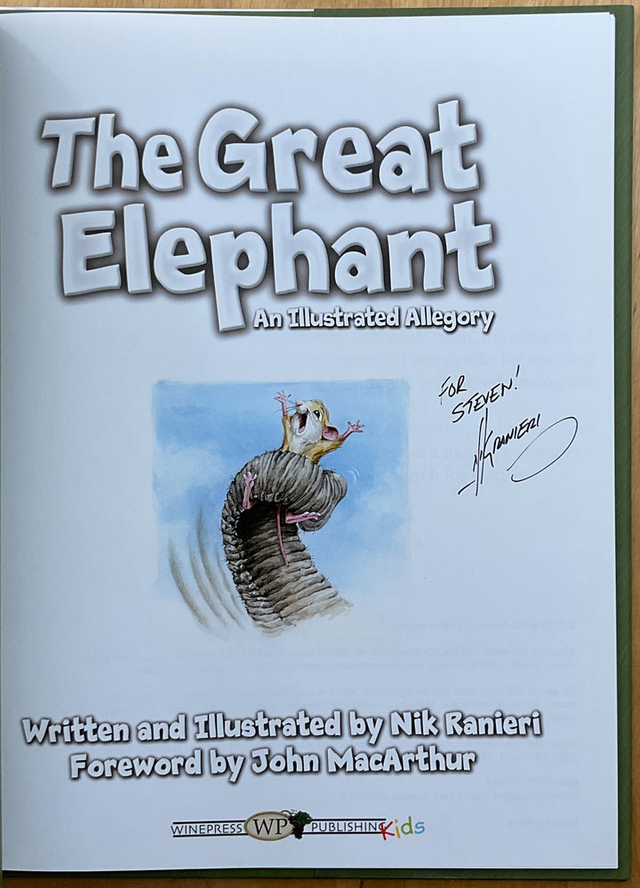 The Great Elephant: An Illustrated Allegory - Inscribed First