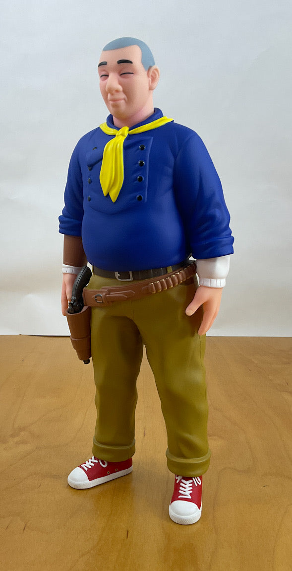The Shaolin Cowboy 14" Designer Vinyl Action Figure by Geof Darrow Blue Rio Bravo Edition