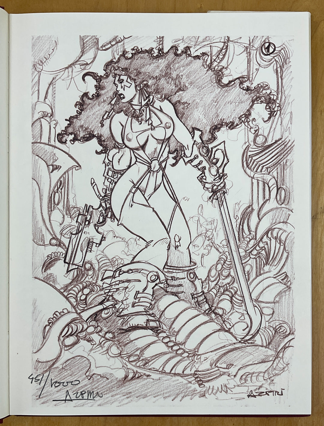 Azpiri Sketchbook - Signed & Numbered Deluxe Edition